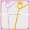 Colored art party dinking straws for party decoration