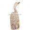 Cement swan for garden decoration and garden indicator