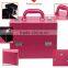 Factory Price Sunrise Pink Mini Compact Expandable Makeup Train Case