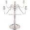 Candelabra Candle Holder Table Decor Centerpiece five Candle Candelabra Silver Plated metal Candle supports