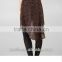 new design high fashion leopard long skirt