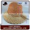 Straw knitted outdoor cheap wholesale adult bucket hat