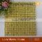 2016 newest gold mosaic tile,stone wall marble mosaic tiles