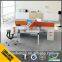 office new design various color selection 4 seater office computer desk with drawers