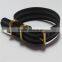 Black Gray Stripe Color PVD Gold 24mm Zulu Watch Strap