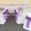 20*275cm In Stock Wedding Organza Hanging Bow Chair Cover Sashes Sash Party Banquet Decoration Bow Colours