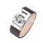 SRB3143 Ladies Fancy Items Multi-Color Leather Cuff Bracelet Leather Hand Band Custom Stainless Steel Leather Bracelet
