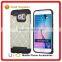 [UPO] Drop resistance dual layer flexible Silicon bumper Slim armor Hard plastic back Hybrid phone case for samsung galaxy s6