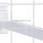 Metal Gridwall Faceout Hook,Rectangular Tube,Gridwall Hanging Hook