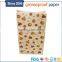 Stand up recycle gift paper bag with print logo for gift packaging