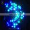 New special led fluffy string ball light for outdoor christmas decoration