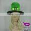 Green flannelette tall hat halloween party hat