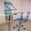 high quality acrylic computer desk and chair
