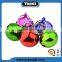 Colorful Pet Accessories Vacuum Plating Cat Bell Charm For Wholesale