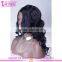 Factory Price brazilian loose wave human hair dark blue u part wigs