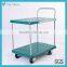 Renewable materials hand trolley with single arm