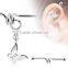 Dangle custom industrial barbell body piercing jewelry
