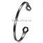 Polishing 18k Gold Plating Open Cuff Bracelet Women Jewelry Stainless Steel Wrench Bangle