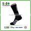 Well Pattern Black Cotton Sports Socks