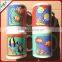 White colorful sublimation mug ,logo printing coffee mug,promotional mugs
