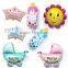 Shopping Children/kids Gift Helium Lollipop Cartoon Balloon,aluminium Crown Foil Balloon on Shopping