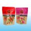 Natural Kraft paper food packing bag with see through window