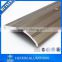 Matt silver aluminum l shaped tile trim for building materials