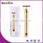 24k Golden Vibration T Shape Pulse Facial Massager Gold Facial Beauty Massager Energy Beauty Bar