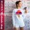 Wholesale 6 colors ice cream fur decorated long sleeves women sweatshirt