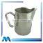 hot sales 350ML 500ML 750ML stainless steel milk jug