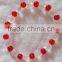 beautiful round glass bracelet fashion bail white pink black green