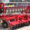 disk wheat seeder,seed drill,with fertilization hooper
