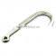 8" Clear Zinc Forged Tow J Hook