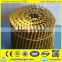 Various types of size galvanized roofing coil nails / pallet coil nails