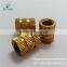 Custom made brass inserts for wood panels.
