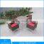 plastic rattan furniture aluminum outdoor furniture wicker armest dining chair