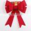 Wholesale Red Christmas Tree Bows Decoration Red Bows Cheap Christmas Tree Ornaments