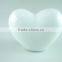 stock porcelain white lovely heart shaped money box