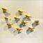 High quality gold silver plated polyresin bird figurine