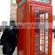 antique public phone booth / telephone booth