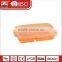 1/2/3 Compartment reusable dishwashable plastic meal Prep Containers 3 compartments oem microwavable Food Containers with lids