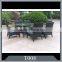 Rattan Outdoor/living Room Furniture PE Rattan Dining Sets for 6 Persons
