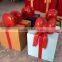 Different colours fiberglass gift-box