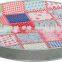 Round Galvanized Zinc Metal Serving Tray/ Party Tray