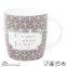 12oz decal printing ceramic new bone china coffee mug