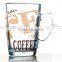 6oz 8oz 10oz 12oz Caffe Latte Espresso Cappuccino color printing coffee mug drinking glass mug with handle