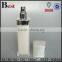 unique square lotion bottle empty 30ml 60ml 120ml acrylic cosmetic cream bottle pearl white color high quality luxury bottle