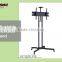 Mobile TV screen display stand, TV shelf trolley with 4 wheels