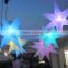 Best popular decorative inflatable lighting polygonal star with factory lower price