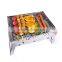 Multifunctional portable stainless steel small bbq grill camping wood charcoal stove